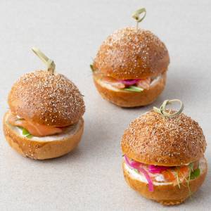 Salmon Mini Sliders