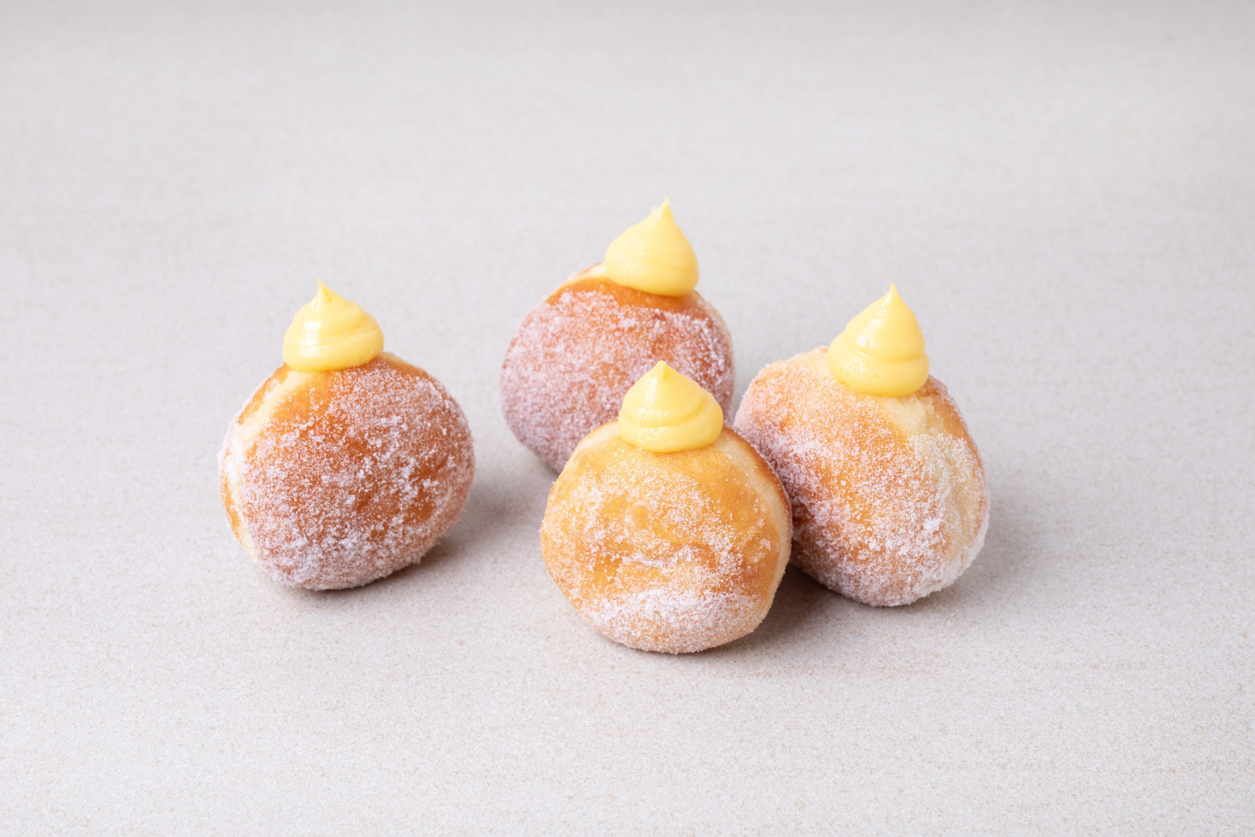 Lemon Custard Cream Donuts